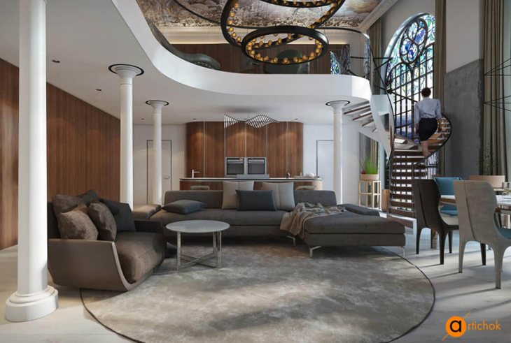 Очарование прошлого и чувство настоящего. Фреска - Art-i-chok-24