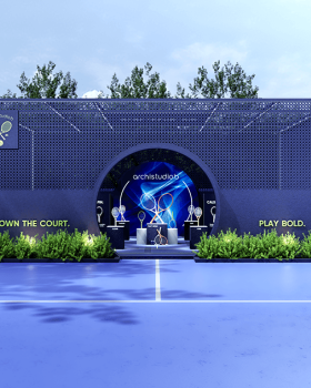 Tennis brand activation Concept Design