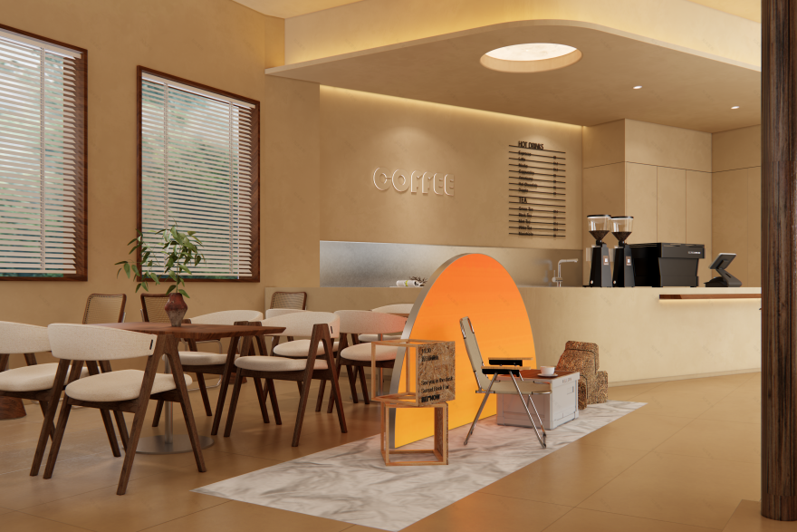 松弛且治愈的咖啡店丨中国杭州丨际屿设计研究所Levi 设计师-6