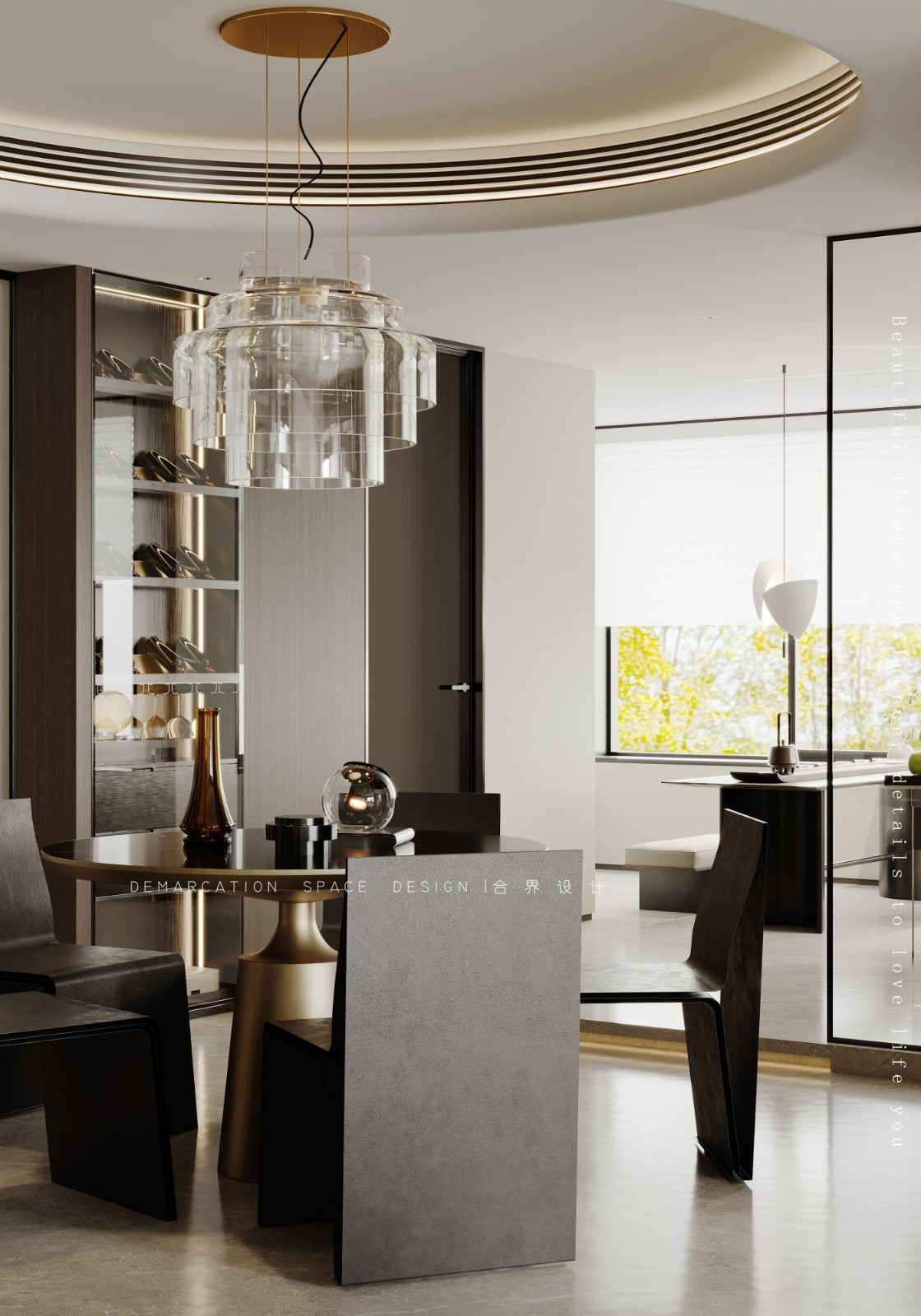 《焦糖拿铁》230㎡大平层私宅设计丨中国杭州丨合界设计-10