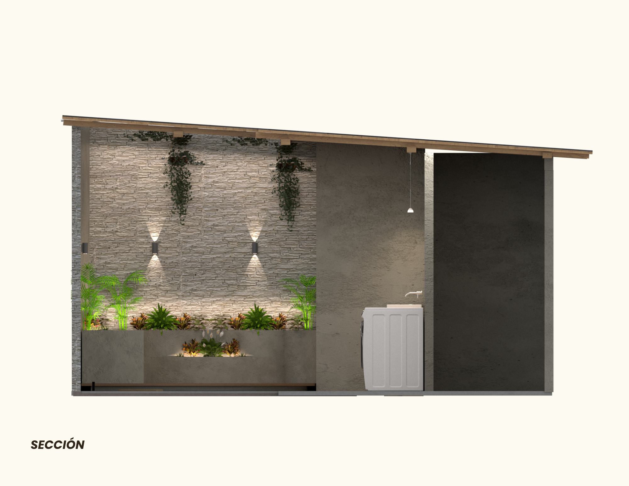 Serenidad en el Caos - Proyecto Paisajístico Interior-13