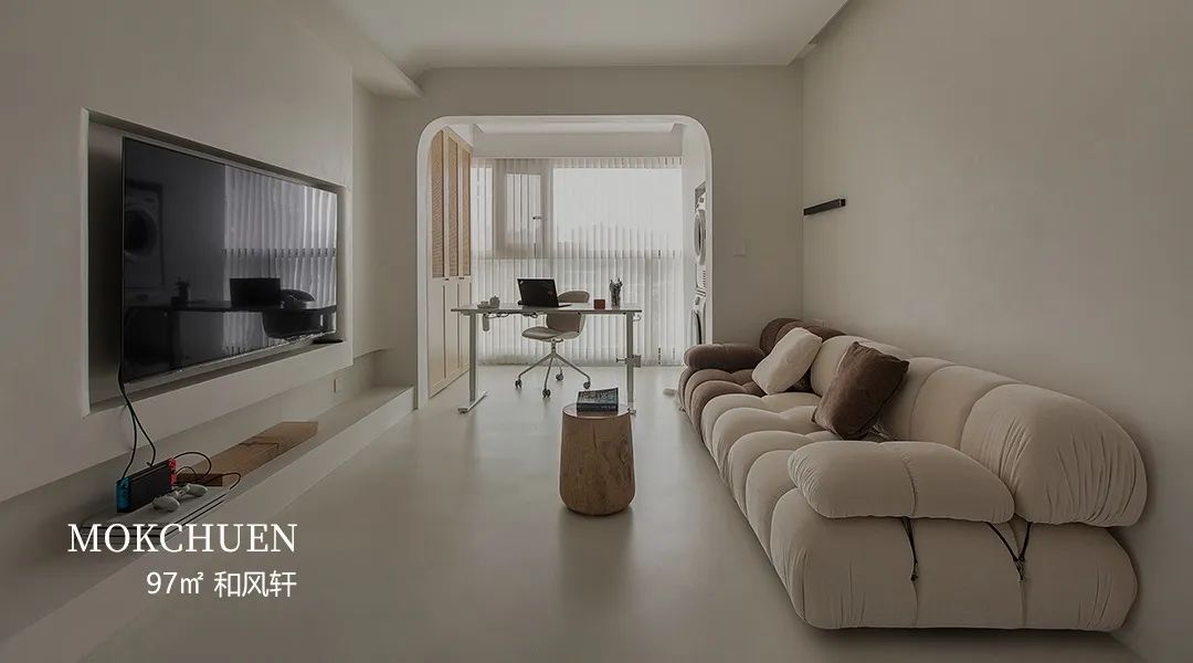 【莫川实景作品 | 厚德品园】断舍离+时代到来，极简奶油风格，化繁为简，更显设计功力-88