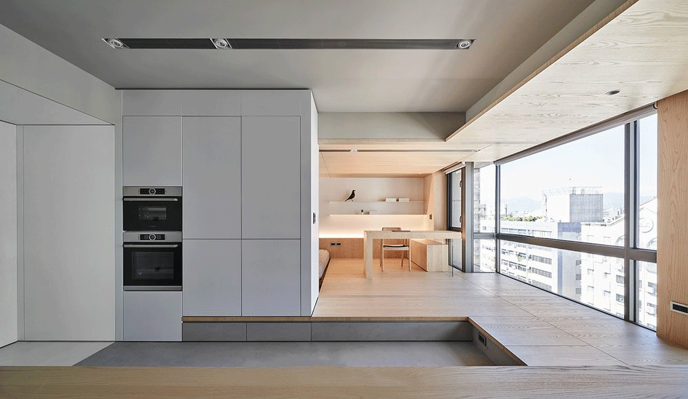 客厅变成大“广场”，139㎡可开可关的超大空间 | 虫点子新作-47