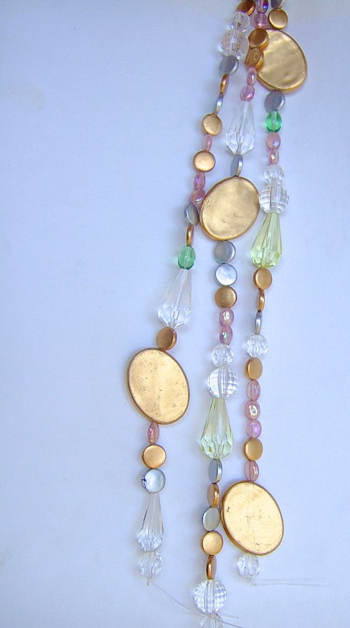 伦敦住宅银金椭圆淡彩水晶玻璃珠帘丨英国伦敦丨Memories of a Butterfly Shop-16