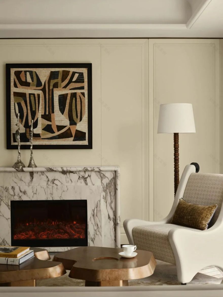 首发 轻奢样板间,家也可以这么有气场-18