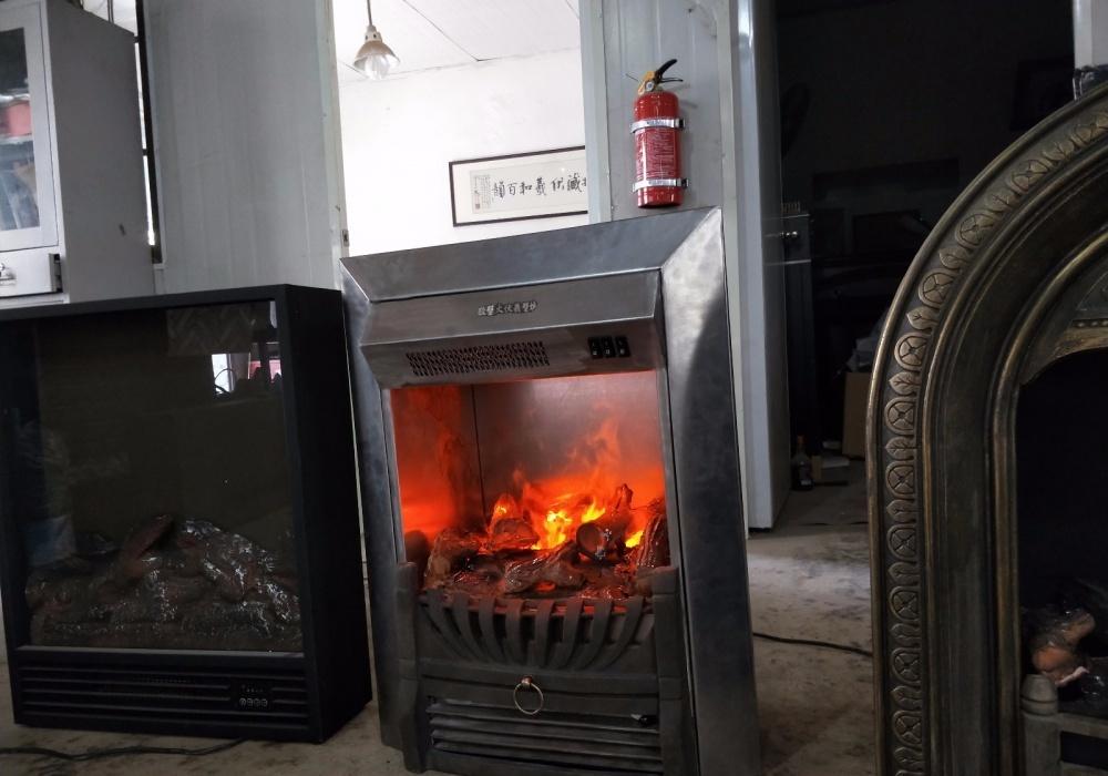 欧式俄罗斯雕花铁艺装饰 3D 雾化壁炉，打造独特家居风格-8