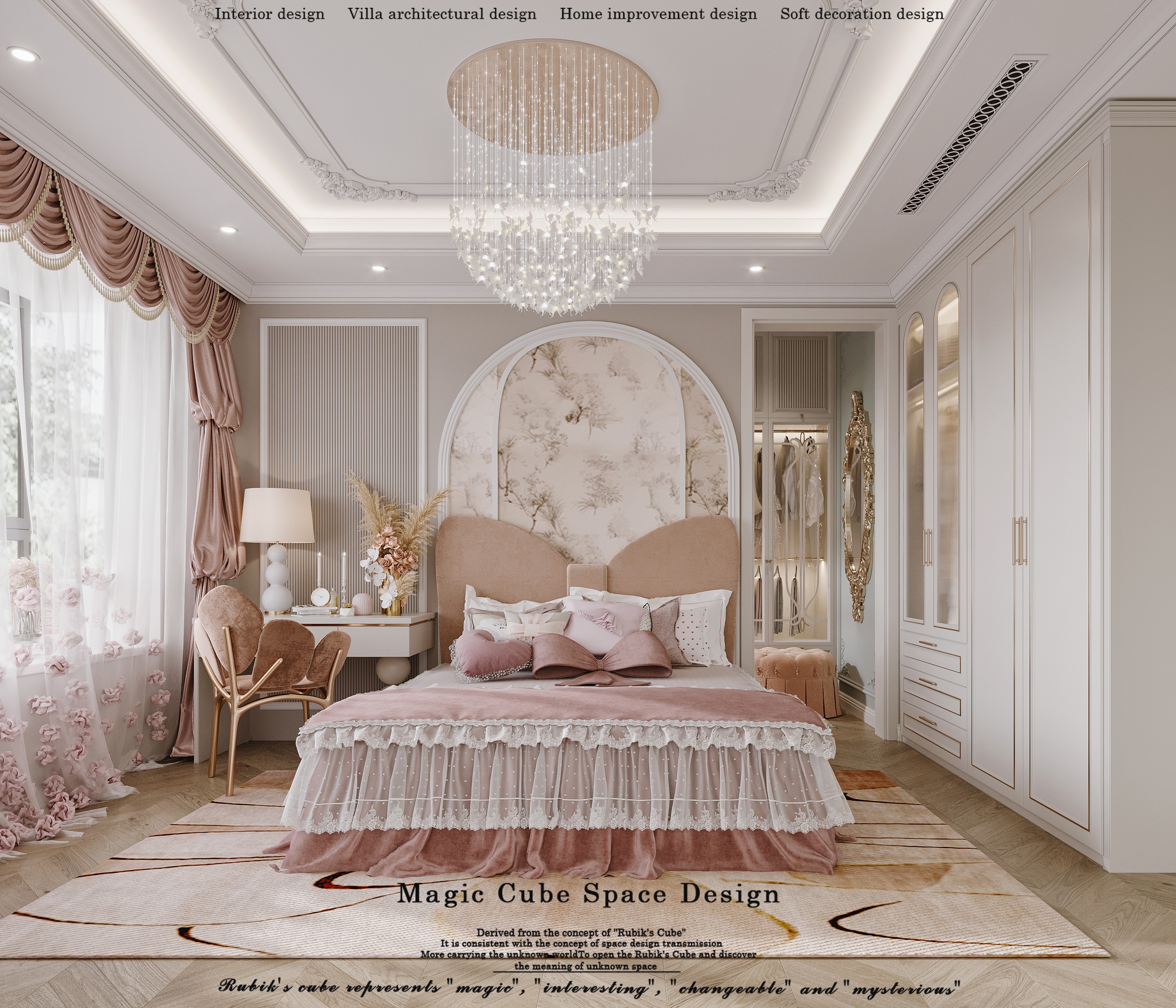 浙江•法式复古别墅设计丨中国浙江丨魔方空间设计-40