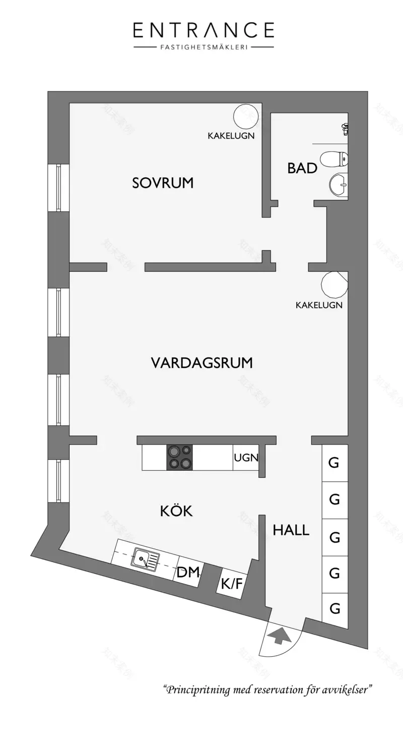 棕色调的瑞典风格公寓设计-26