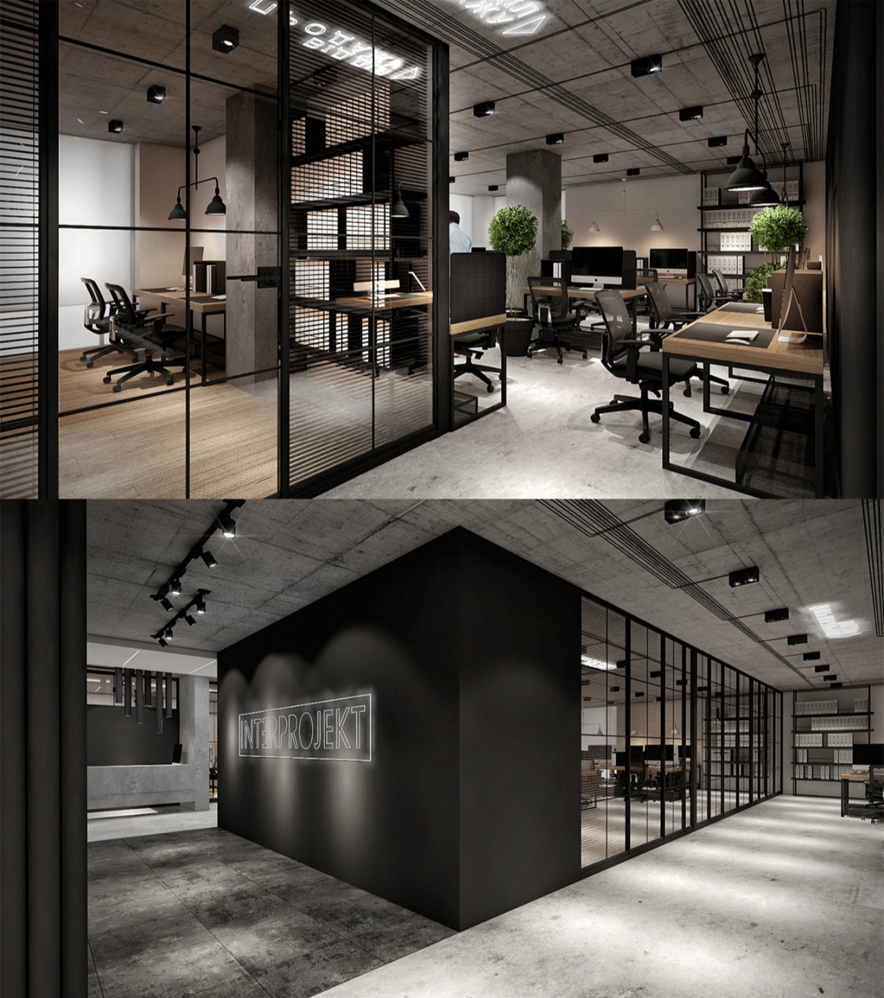 黑色空间里的趣味设计-19