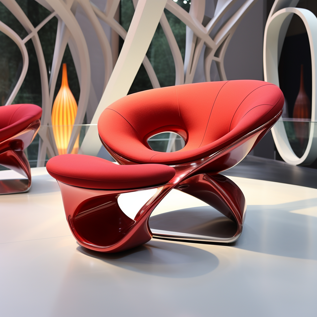 红色异形椅子-13