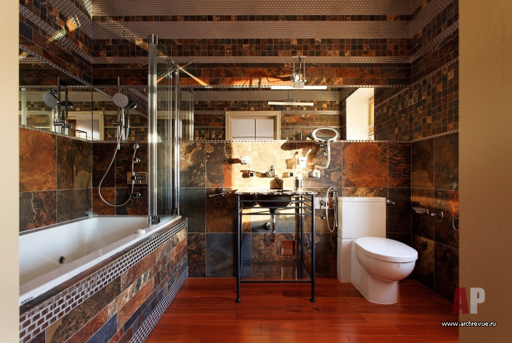 带古典元素的三层郊区别墅室内设计丨Абрамов Константин,Воронцова Ирина-41