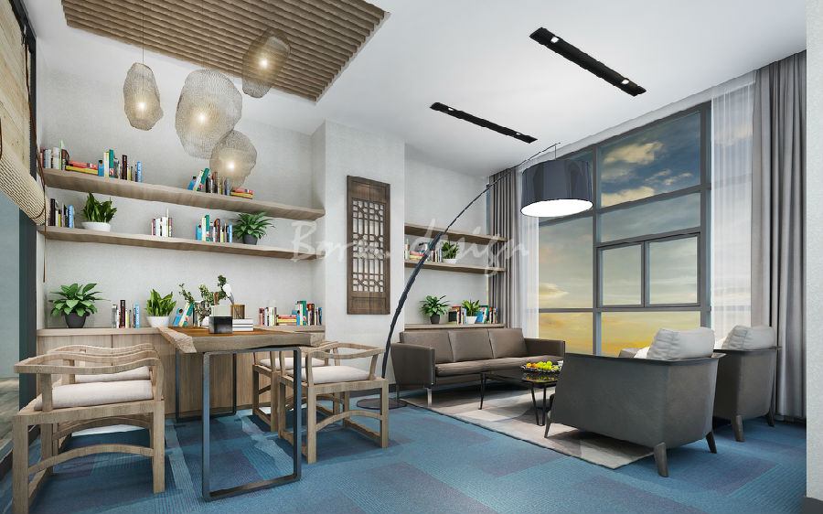 信息技术办公室空间设计-8