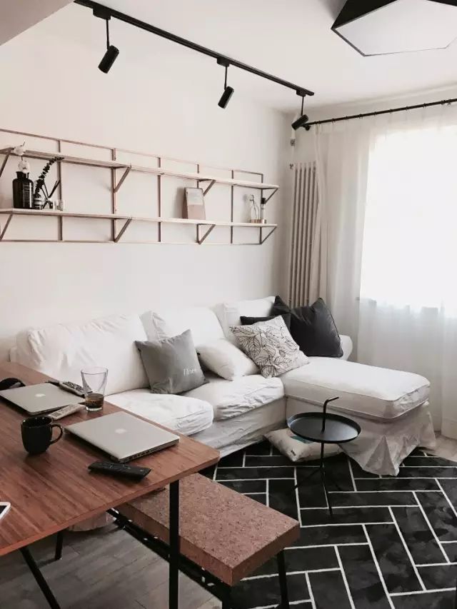 把45㎡二手房爆改成惊艳蜗居,这对年轻人太能搞事情了!-95