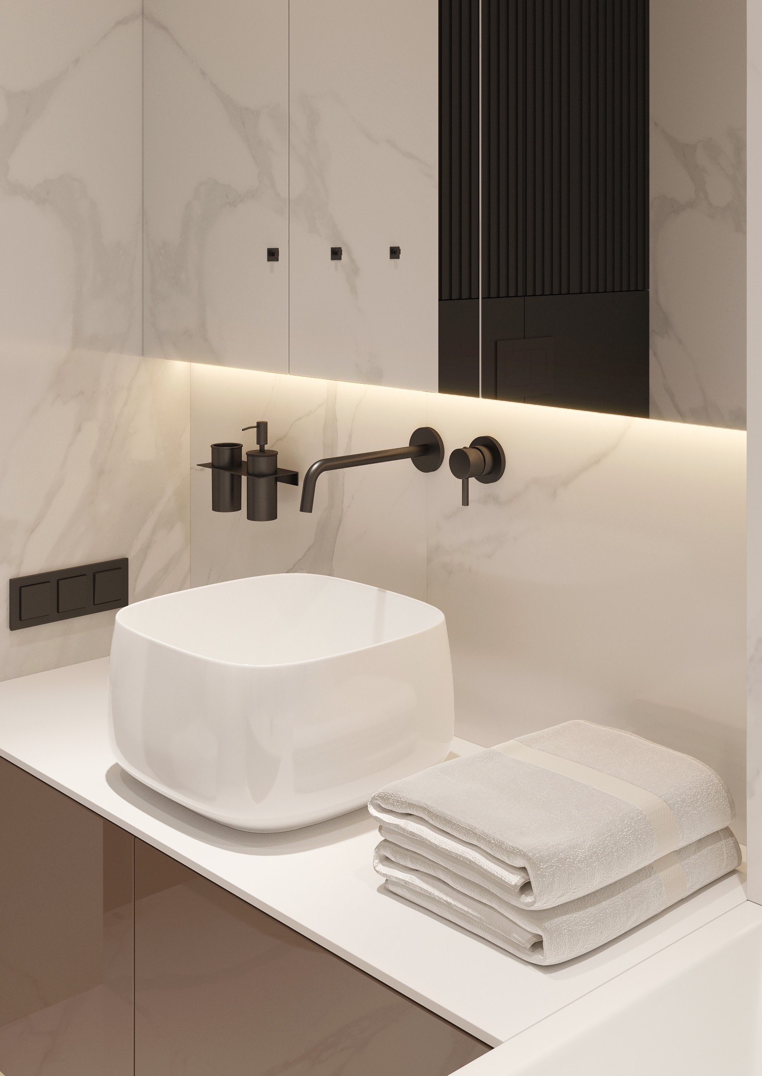 95㎡浅色系公寓设计 既舒适又精致-27