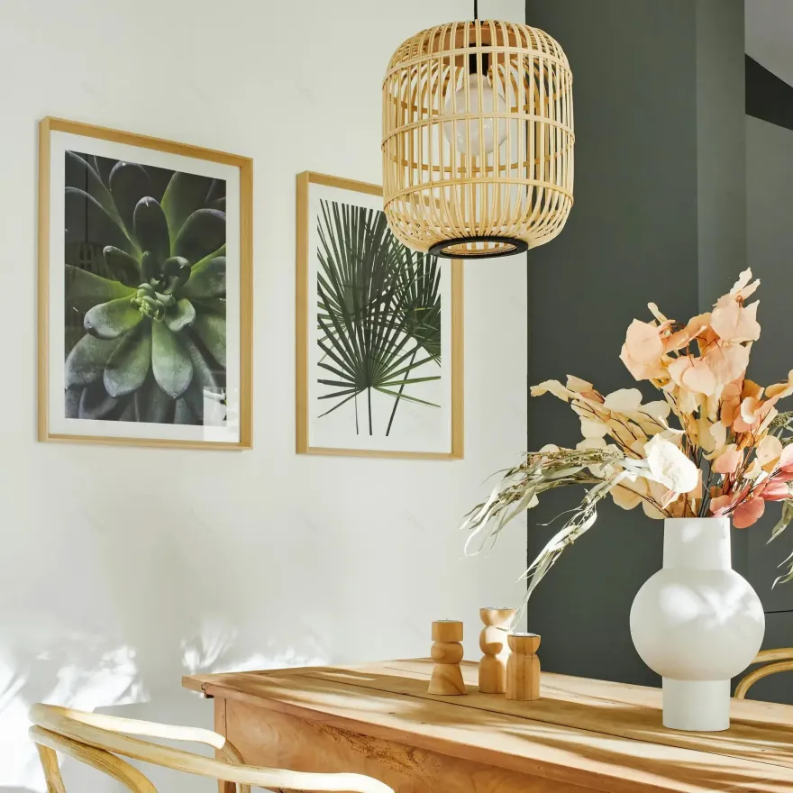 自然色厨房设计,开放式隔墙打造舒适空间-4