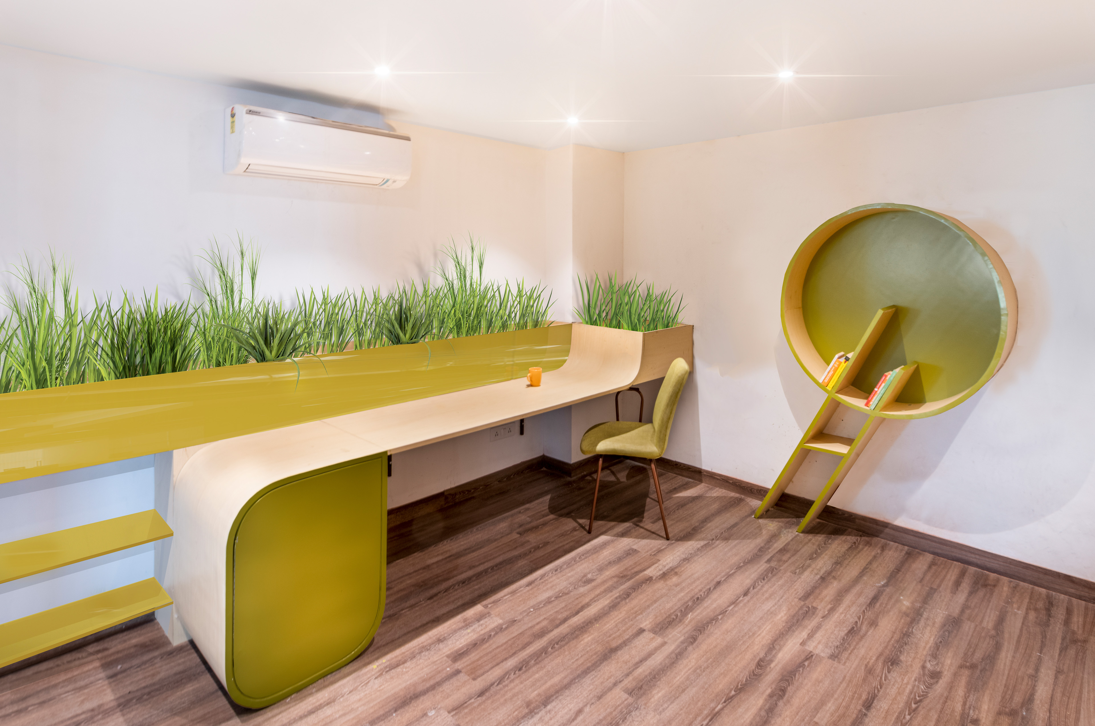 色彩碰撞 · Workwings Co Working丨印度丨Studio Meraki-11