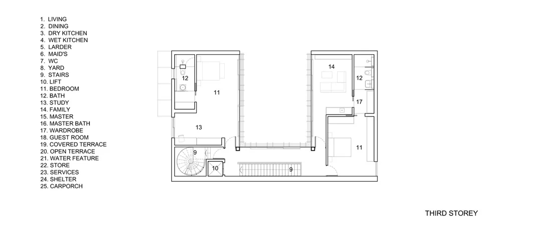 豪华别墅 现代风格新加坡的私人住宅-21