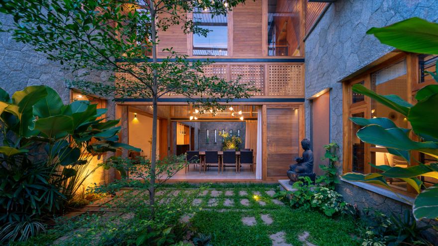 印度开放式客厅住宅丨印度金奈丨迪阿斯建筑师事务所-18