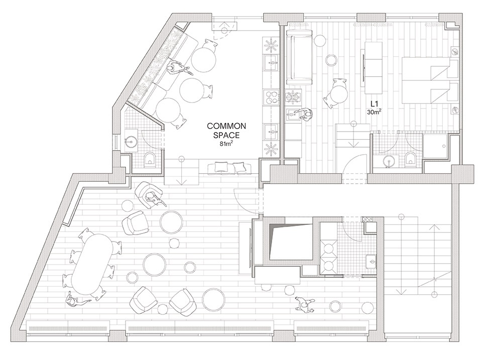 斯洛伐克Metropol公寓改造丨斯洛伐克布拉迪斯拉发丨BEEF ARCHITEKTI（作者Rado Buzinkay等）-66