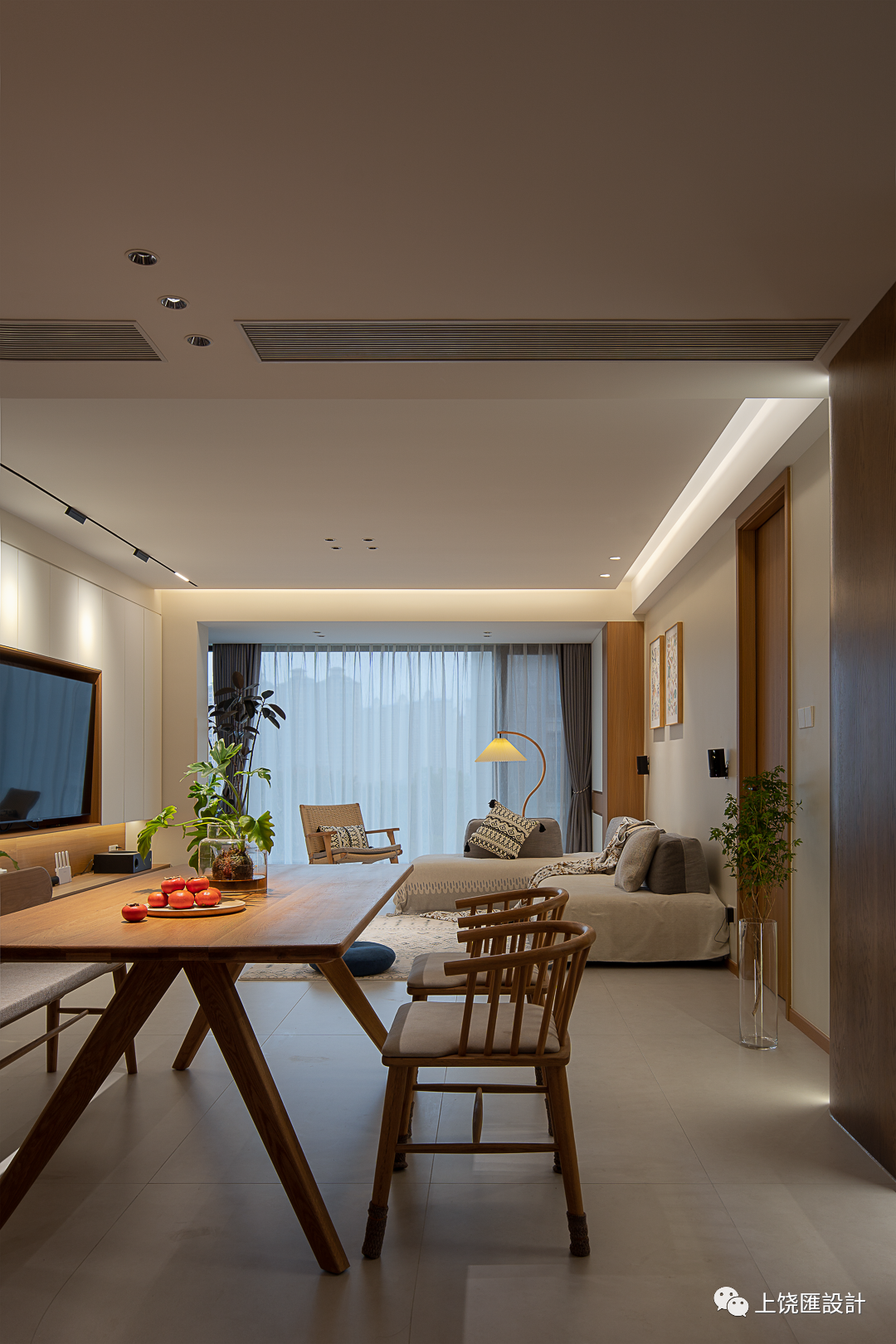 滨江棕榈·公园壹号原木极简设计丨红石空间设计-21