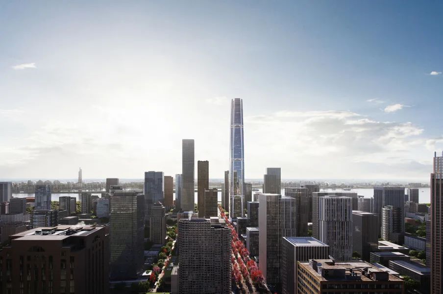 绿地金茂国际金融中心丨中国南京丨SOM-5