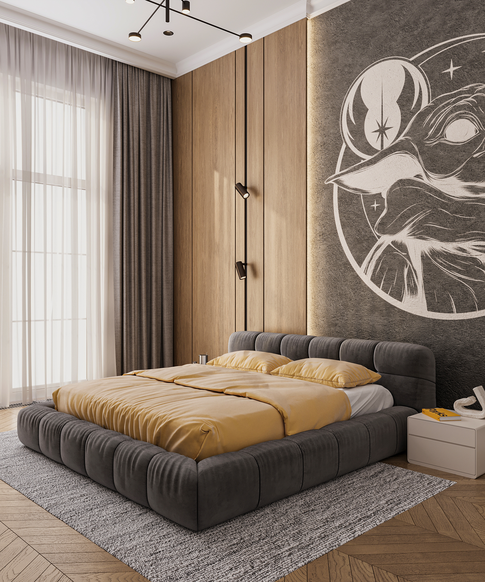 The Star Wars room 儿童卧室设计丨哈萨克斯坦阿拉木图-4