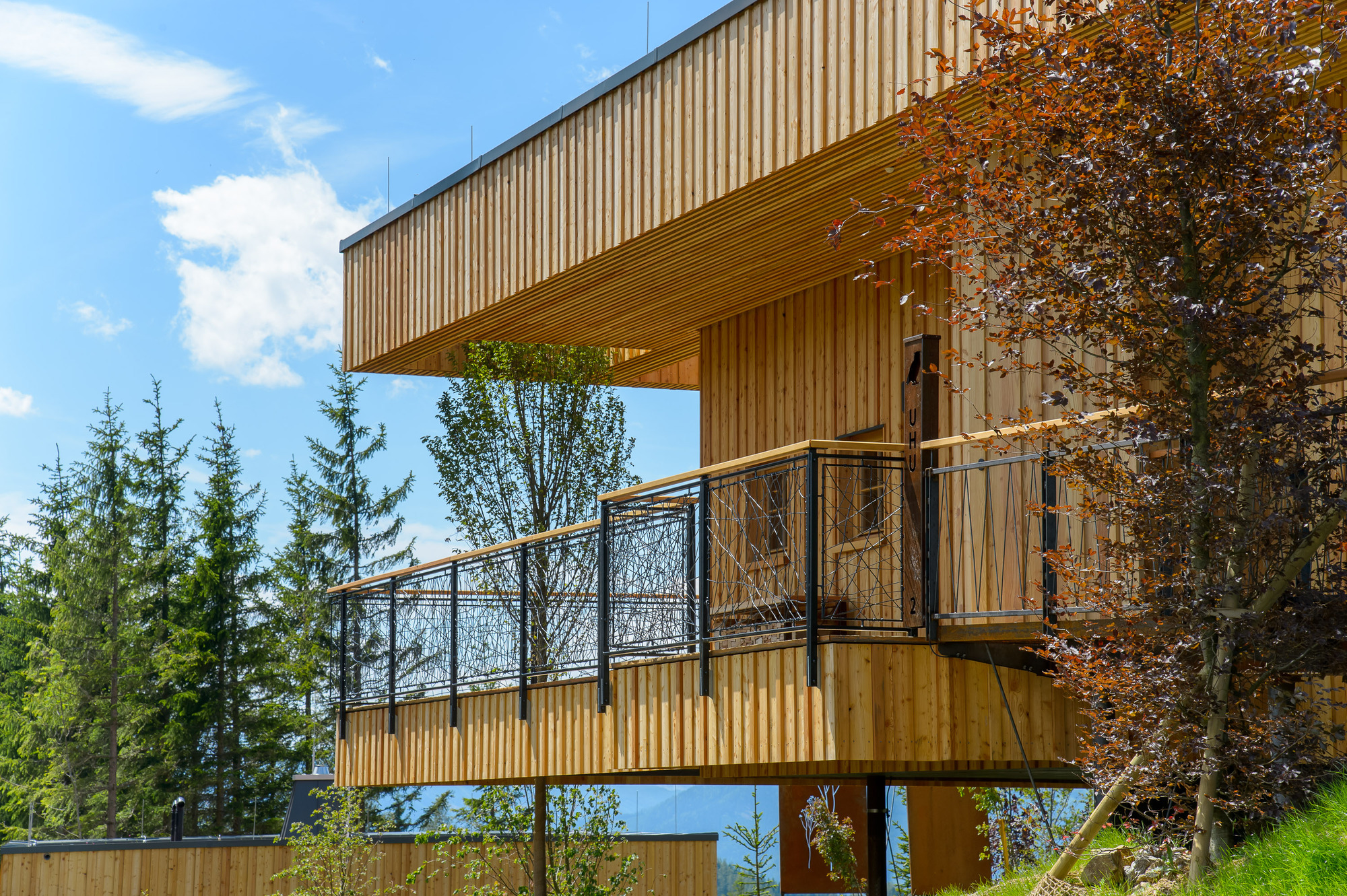 奥地利山景木屋丨Viereck Architects-19