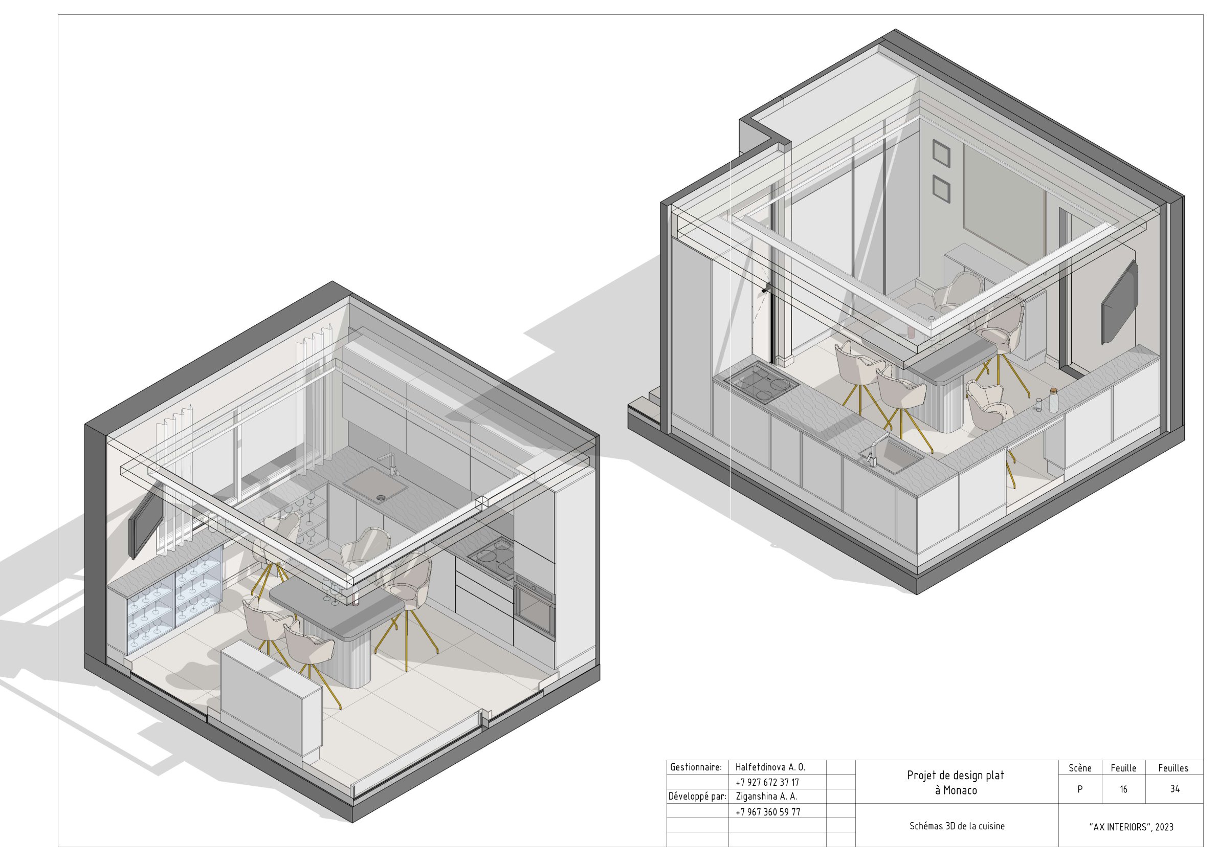 Working documentation of Monaco apartment-15
