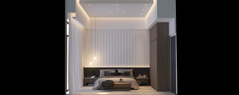 湛江市玥胧湖度假区别墅室内设计-14