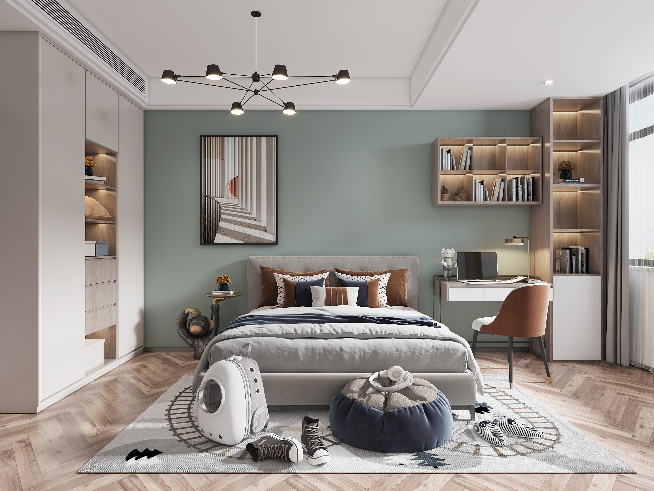 现代|色彩的搭配是门玄学-1