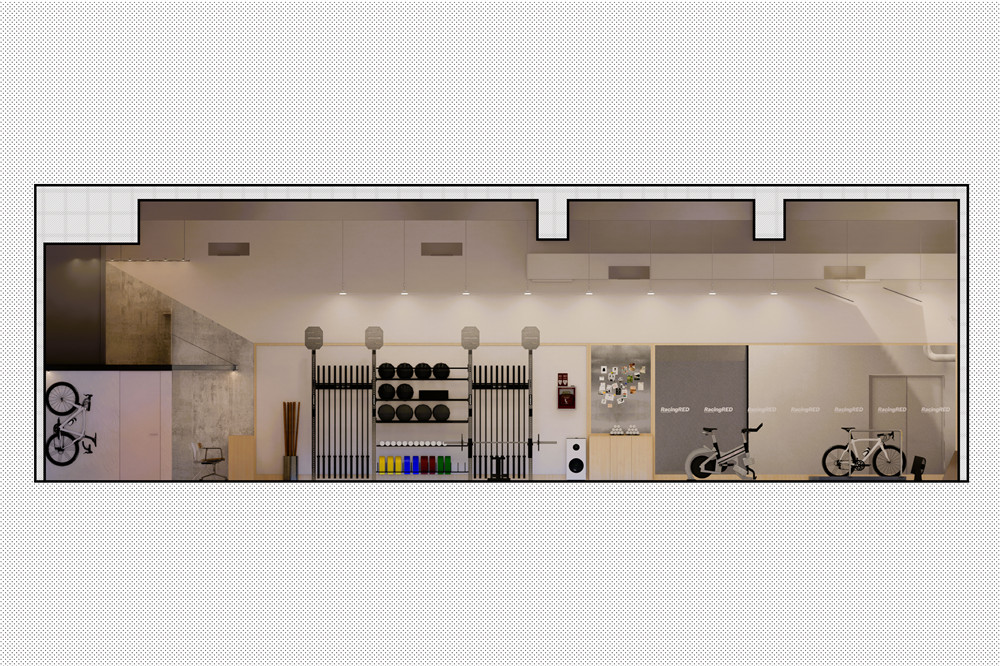 RacingRED骑行训练中心丨中国上海丨几平方建筑-51
