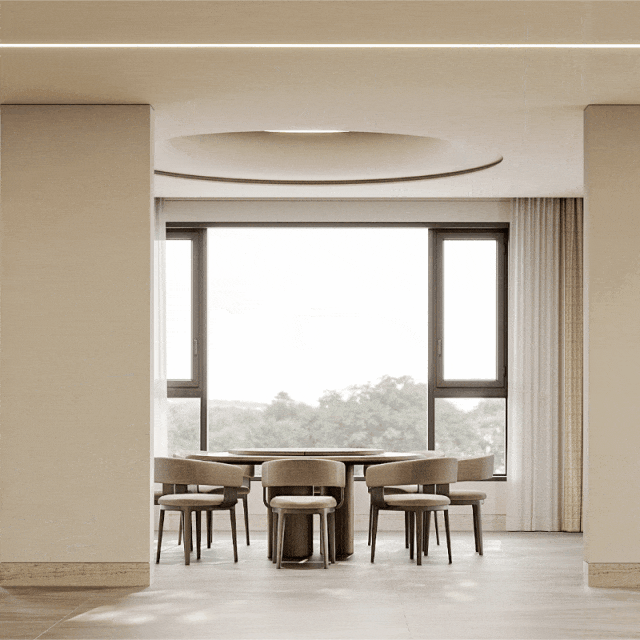 SeeDesign见入设计 ｜「 晴隅 」1000㎡ 侘寂风艺术美宅-0