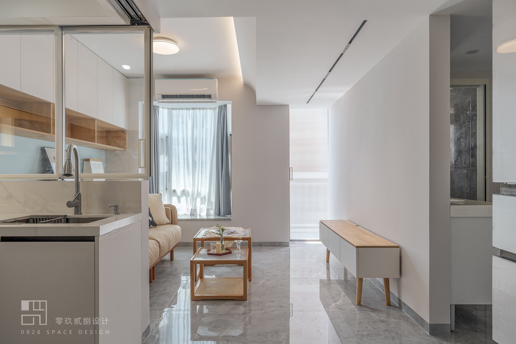 强收纳的通透北欧两居室设计-0