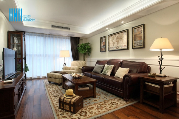 ◤魔幻曼哈顿◢【外滩壹号】118㎡现代美式-13