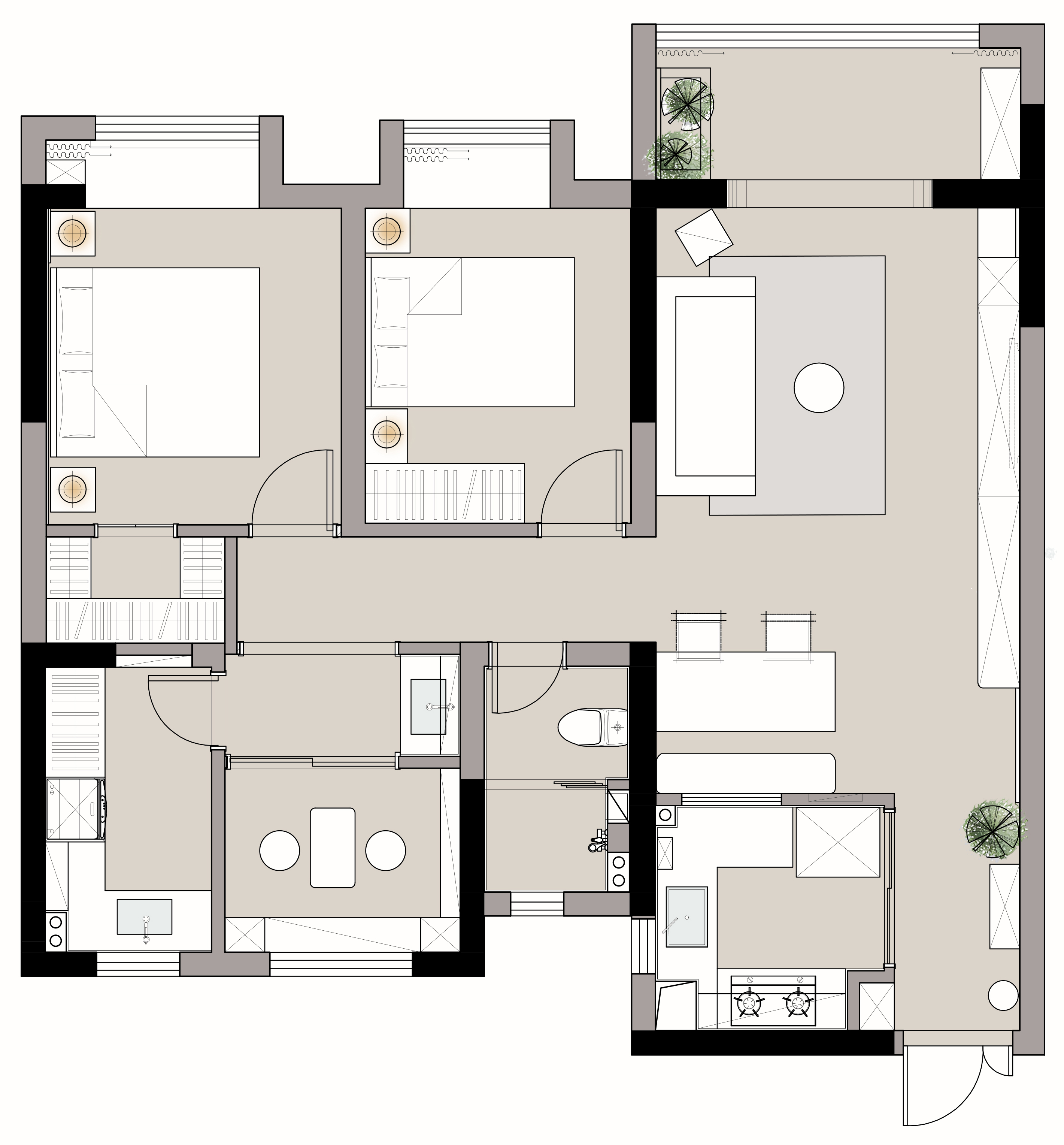 木色禅居｜我家被追问100次的治愈系布局-6