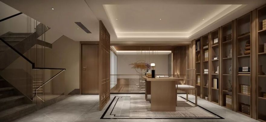 四口之家的现代温馨之家-57