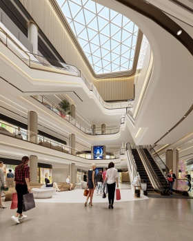 商场购物广场效果案例