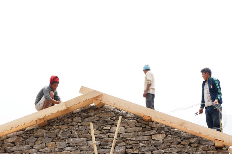 Le Village Noir（黑村）抗震房屋原型项目丨尼泊尔丨Louis Geiswiller,Guillaume Monge-31