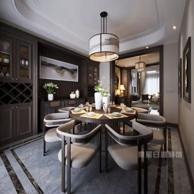 余帅作品 | 御和园新中式风格效果图，古雅灵秀东方美韵-4