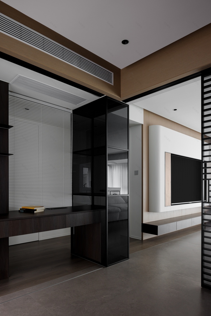 《谧径漫步》成都 137㎡现代极简设计丨中国成都丨宏福樘设计-10