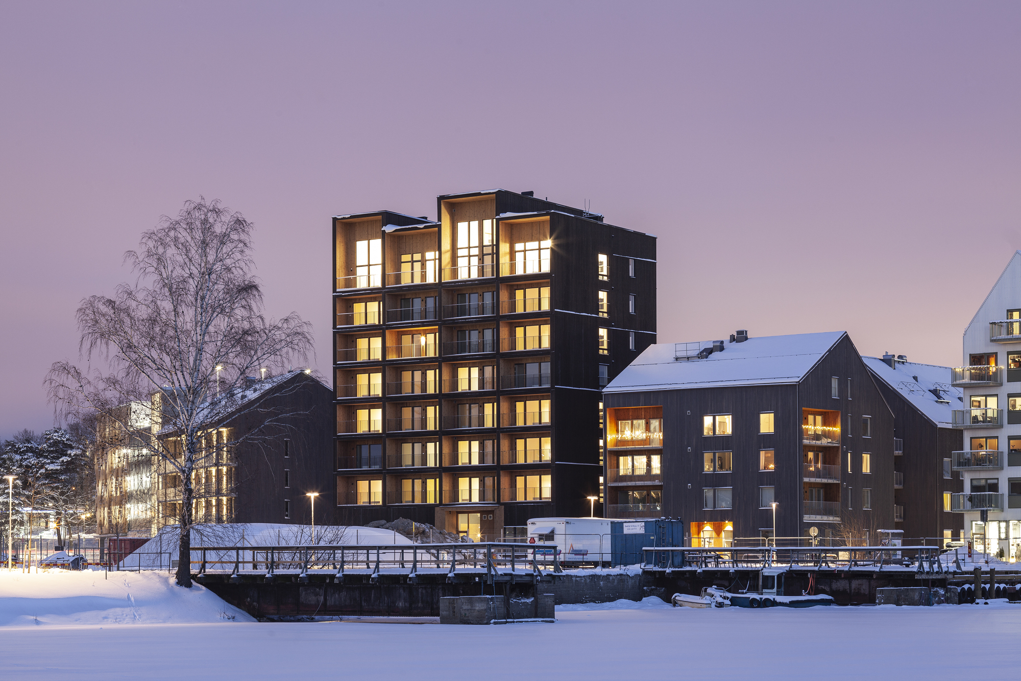 Kajstaden Tall Timber Building / C.F. Møller Architects-23