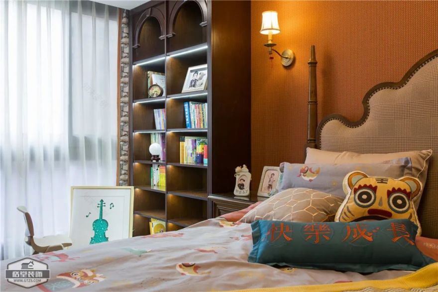 美式风情演绎,打造休闲浪漫生活空间丨格堂装饰-30