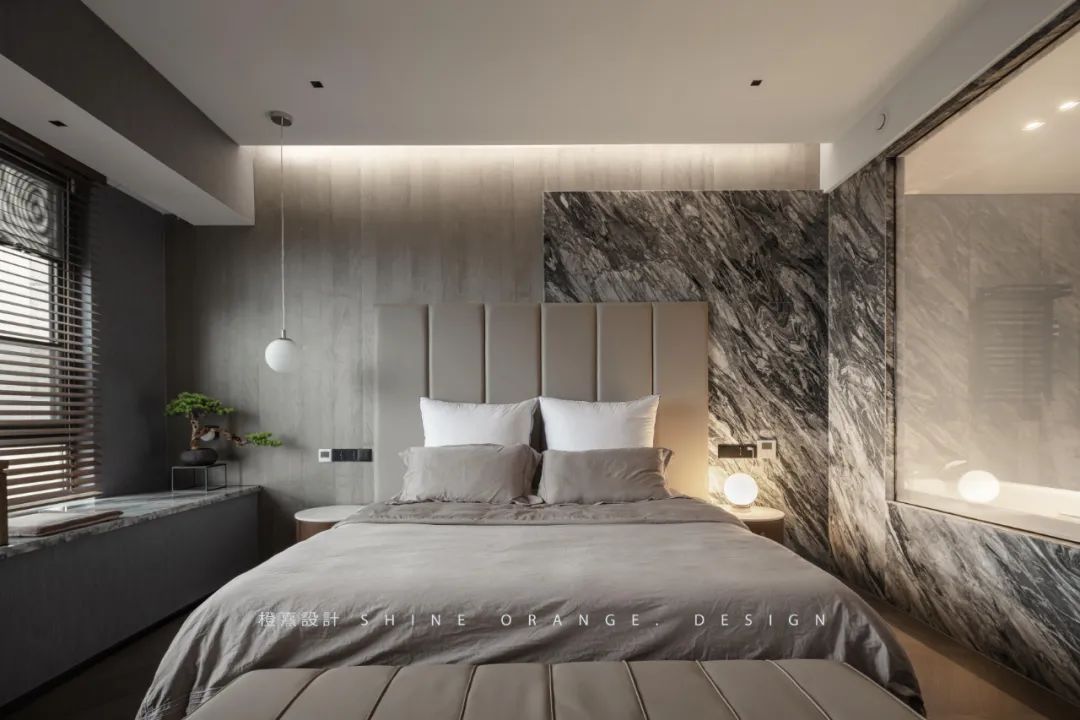 《和煦》 宁波绿地海外滩温馨家居空间设计丨中国宁波丨橙熹设计-36