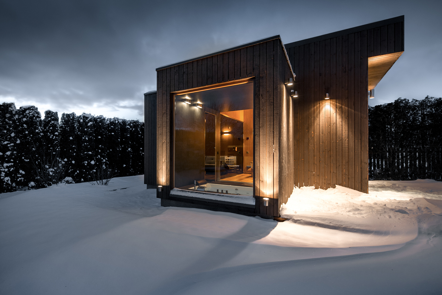 桑拿房的花园角落-23