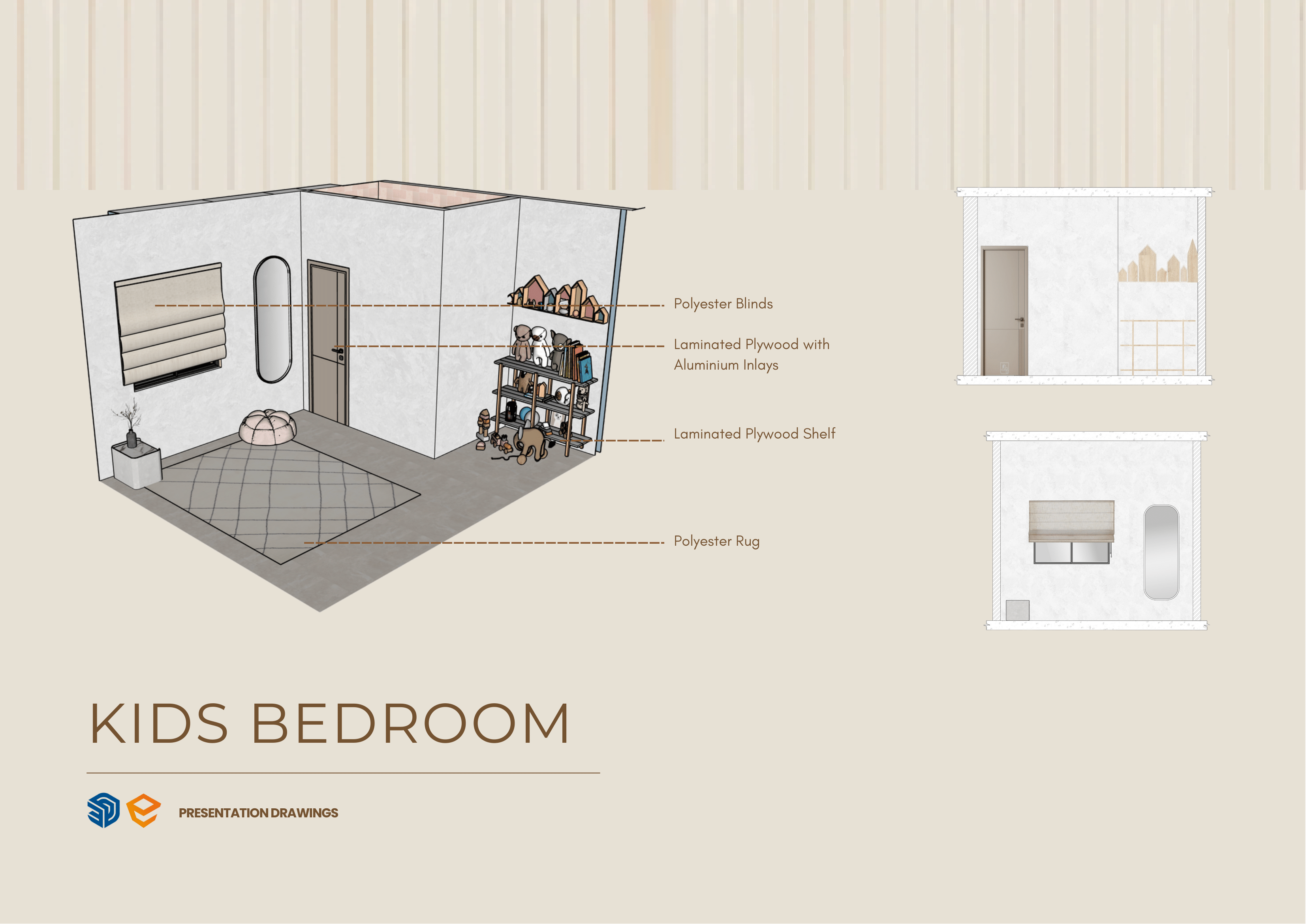 Interior Working Drawings - 2BHK Home-34