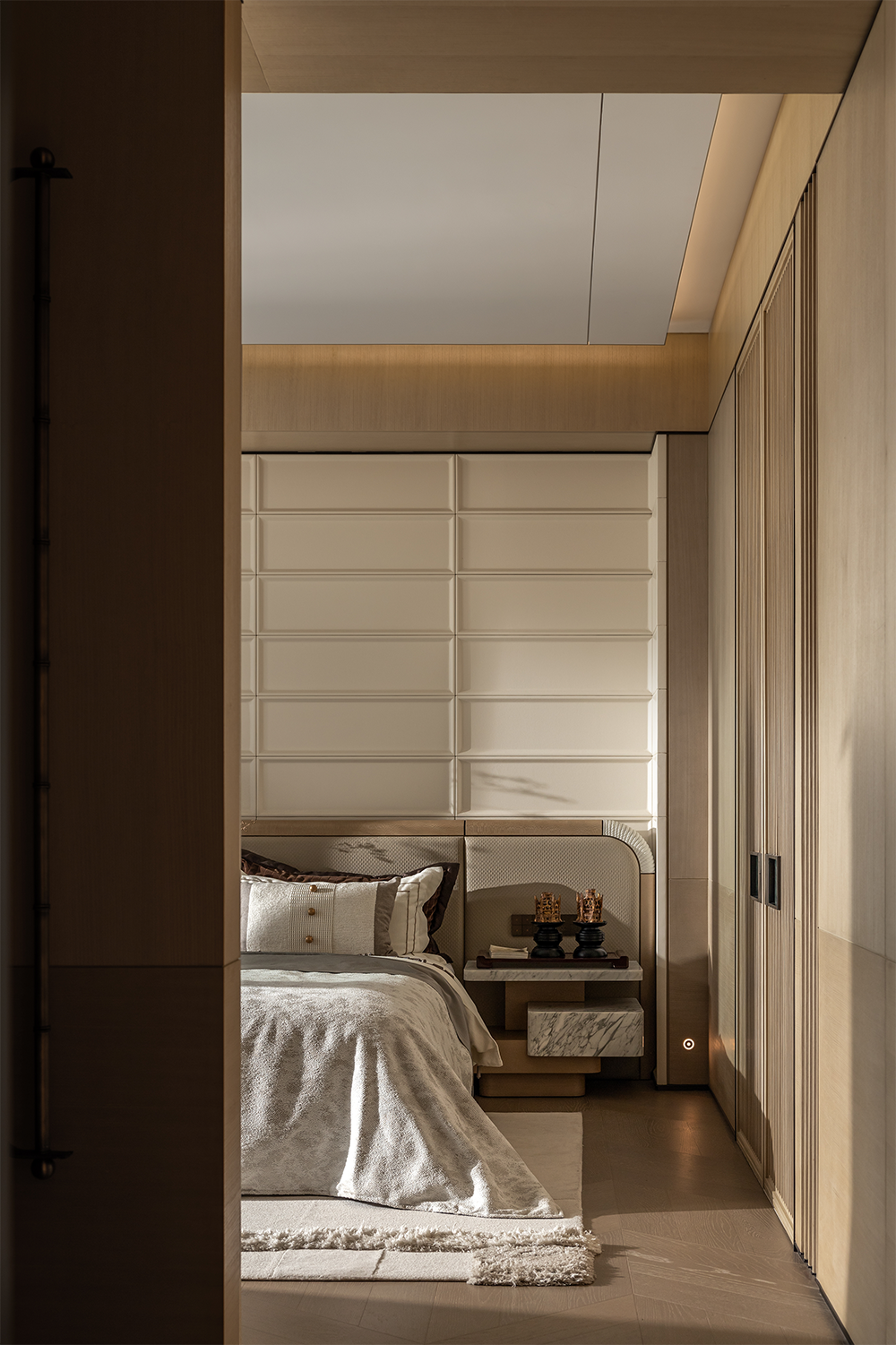 万华成都麓湖黑鉐岛上叠别墅样板间丨中国成都丨深圳市盘石室内设计有限公司,万华室内设计中心-35