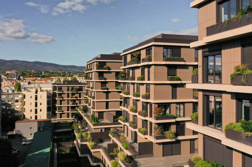 克罗地亚 Park Kneževa 住宅街区丨Studio 3LHD-6