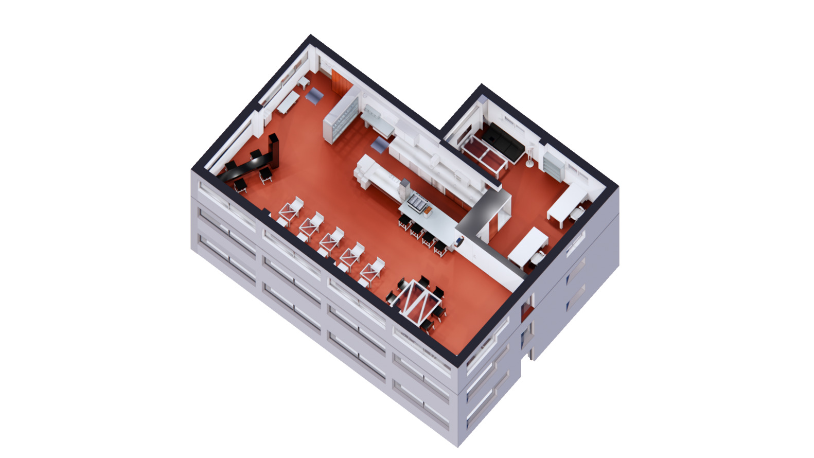 首尔 CourtSide Café 空间设计丨韩国首尔丨TCTC 设计工作室-15