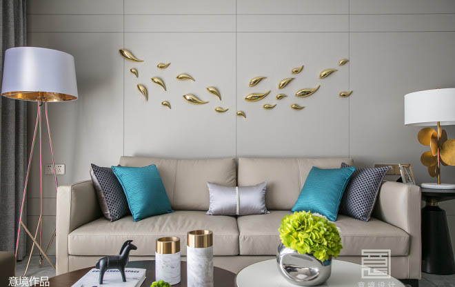 115㎡现代轻奢住宅  意境设计-2