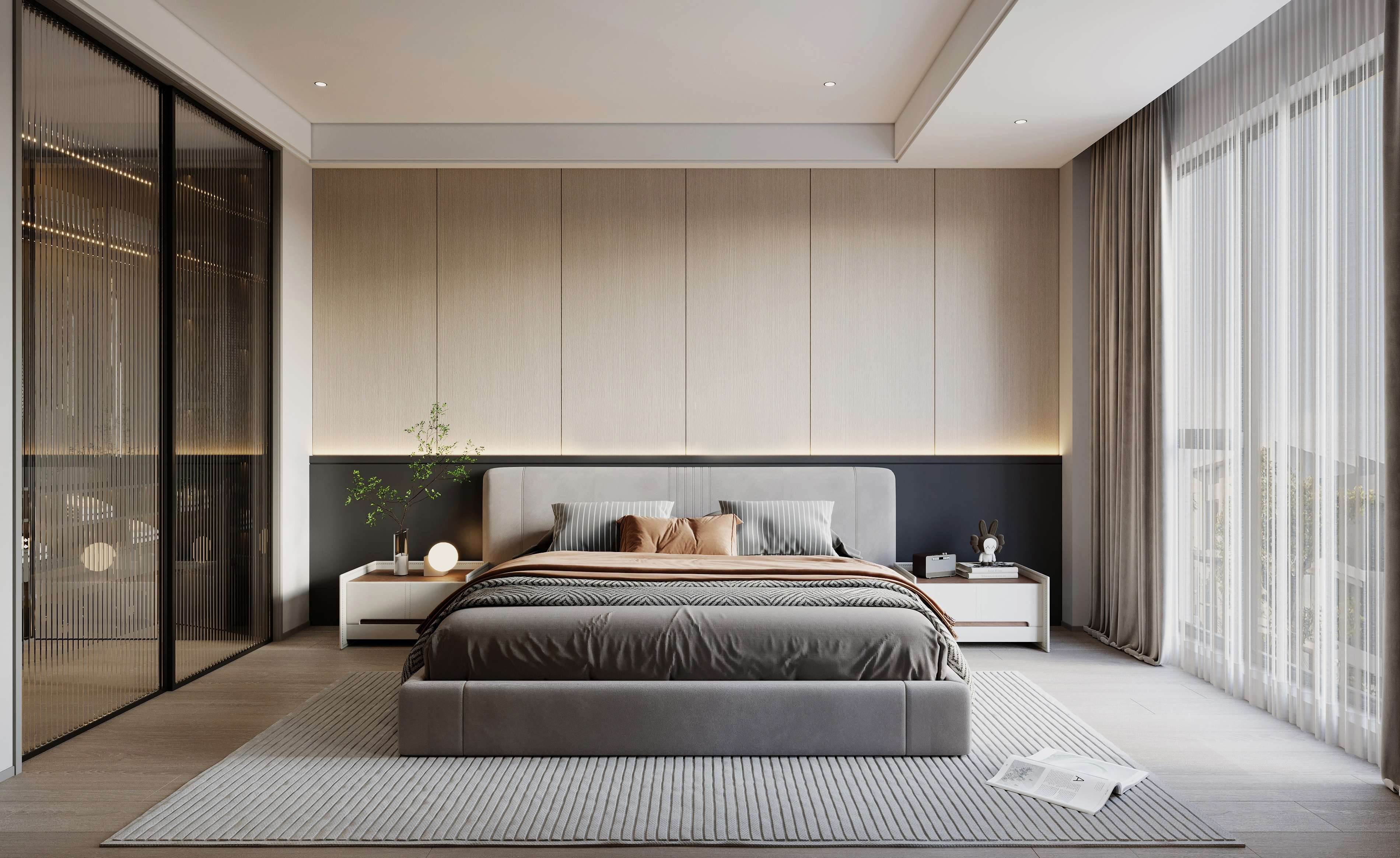 450m²极简风家居设计-12